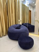 MonoLux Bean Bag Combo Navy Blue - Image 3