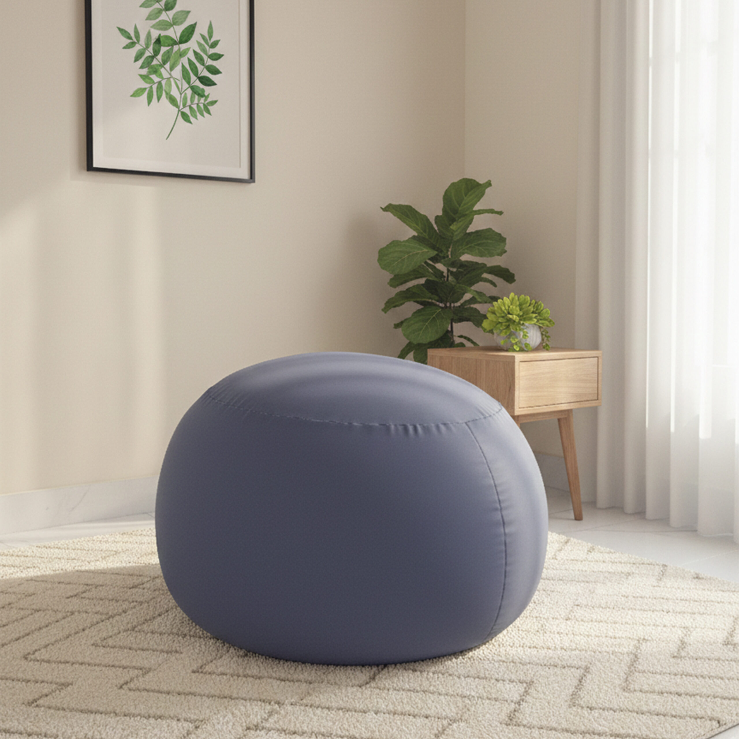 9 Gummy Bean Bag XXL Grey - Image 1